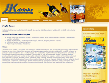 Tablet Screenshot of jkdrinks.cz